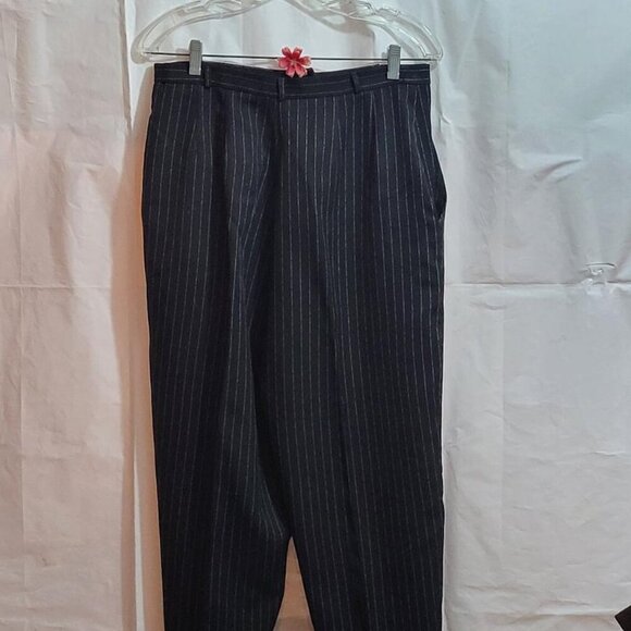 Lifestyle Attitude, Women's Black with Silver Strips Pants, Size 12, Not Worn - Picture 2 of 7